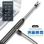 Rechargeable USB Electric Candle Lighter – Windproof Flameless Plasma Arc Lighter with 360° Flexible Long Neck