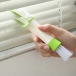 2-in-1 Car Air Conditioning Vent Cleaning Brush - Multi-Functional Microfiber Detailing Tool