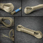 PVC Clothes Line 20M With Hooks | Heavy Duty Galvanized Steel Core Laundry Wet Rope | Durable PVC Coated Clothesline Wire