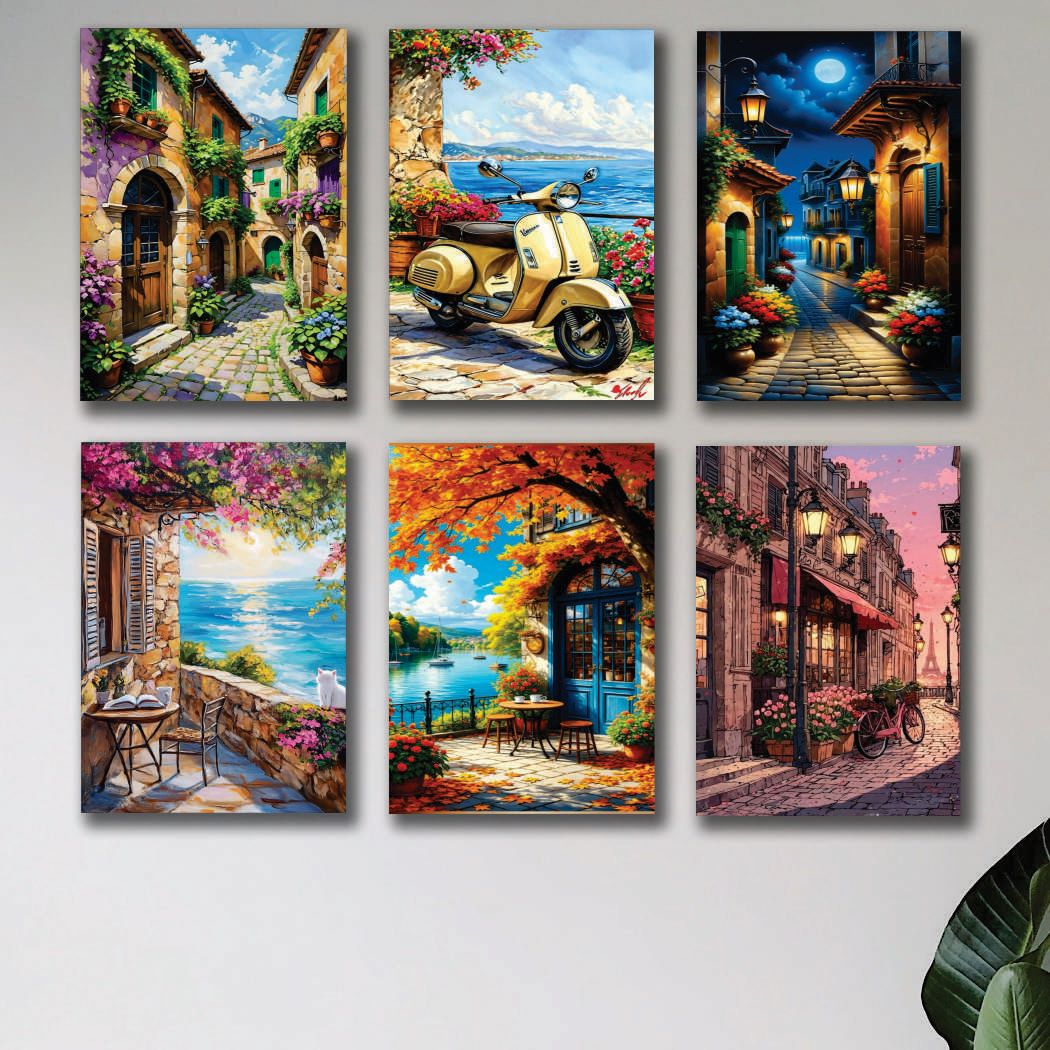 2026_06_09_a19266ada32b79747bf5bb88e127f527 (1) Set of 6 Premium Wall Art Photo Tiles – Modern Home Decor Sets 8x11 - Image 1