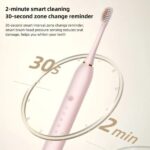 Electric ToothbrushElectric Toothbrush – Rechargeable Sonic Cleaning Toothbrush with Soft Bristles, Deep Clean (Random Colour) - Image 2