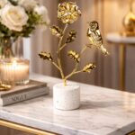 Decorative Showpiece KD-8213 – Elegant Home & Office Decoration Piece (Size 13.5x4.6x19.8cm)