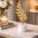 Luxury Decorative Showpiece Size 8.5x4.6x20cm – Elegant Home & Office Decoration Piece for Table, Shelf & Living Room