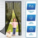 Magnetic Mosquito Mesh Door Net – Hands-Free Automatic Closing Insect Screen