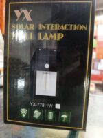 Solar Interaction Wall Lamp Waterproof Outdoor Motion LED Security Light (Model YX-778-1W) - Image 4