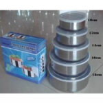 5pc Set Stainless Steel Bowl with Lid Kitchen Refrigerator Food Storage Mixing Bowls Sealed