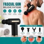 Massage Gun 5 In 1 Multifunctional Electric Full Body Massage Equipment Set - 6 Speeds With 4 Massage Heads For Deep Tissue Relief And Relaxation (Random Color) - Image 5