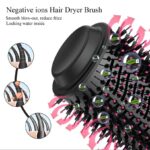 One Step Hot Air Brush 4 In 1 Hair Dryer, Straightener, Curler And Volumizer - Professional Styling Tool For Smooth Shiny Hair At Home - Image 4