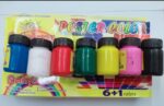 Poster Colours 6+1 Pack with Free Brush – Multi-Purpose Watercolor Set for Art, School, and Face Painting - Image 2
