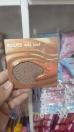 Biscuit Shaped Notebook – 80 Pages Round Steno Pad for Students, Artists & Kids – Fun Chocolate Biscuit Design, Portable Memo Notepad for Notes, Sketching, Doodling & Creative Writing - Image 3