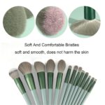 13 Piece Makeup Brush Set With Matching Storage Pouch Professional Soft Bristles For Blending Contouring And Daily Use | Random Color - Image 6