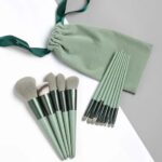 13 Piece Makeup Brush Set With Matching Storage Pouch Professional Soft Bristles For Blending Contouring And Daily Use | Random Color - Image 3